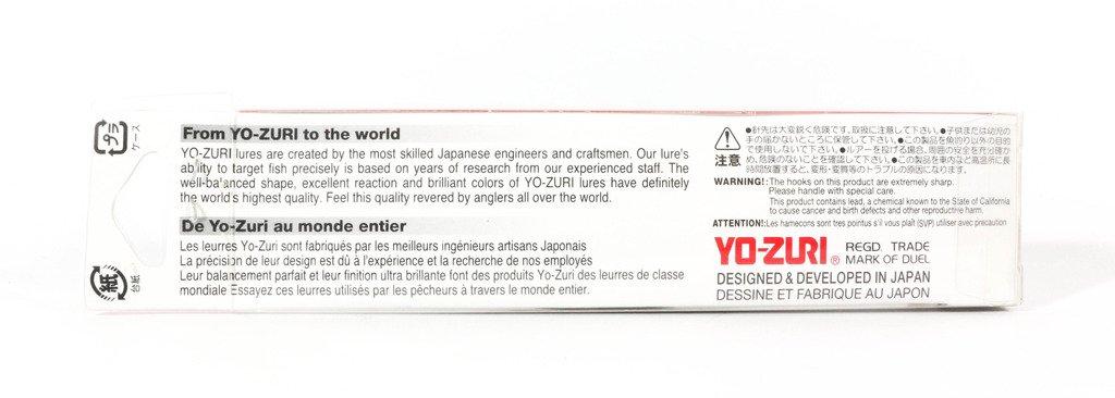 YO-ZURI Crankbait 3DS Flat [Fishing Tackle, Saltwater Fishing, Freshwater, Sea Bass] 55mm, 7.5g, HGBL Holo Kurokin