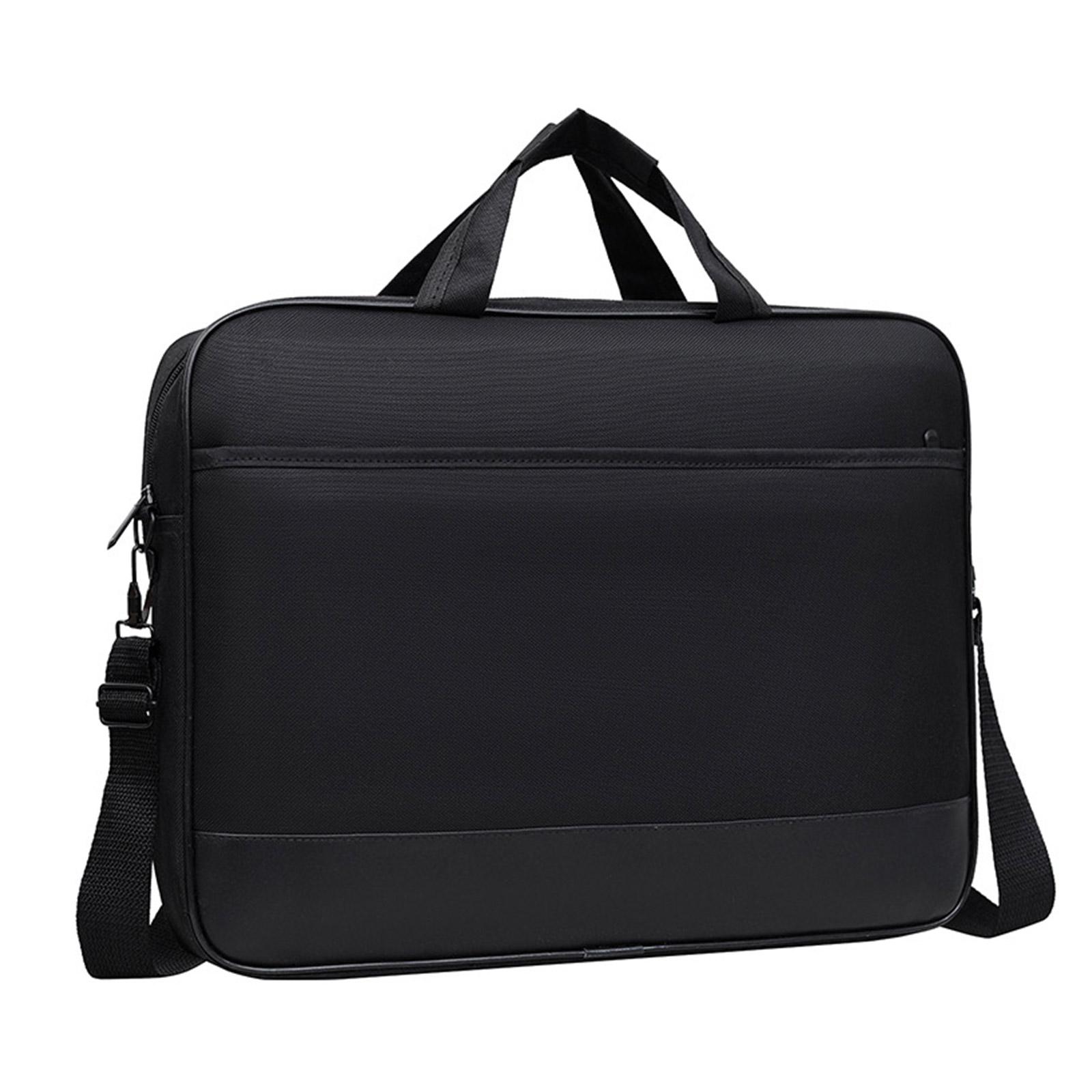 

Сумка для ноутбука 15,6 дюйма, износостойкая сумка для ноутбука, легкая компьютерная сумка-портфель, большая вместимость, сумка через плечо 1