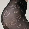 HUGDAY Herz Netzstrumpfhose