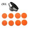 Professional Biscuit Mold Cutter 8pcs Halloween Magnetic Cookie Stamp Molds, Pumpkin Ghost And Skeleton Patterns Design, Interchangeable Stainless