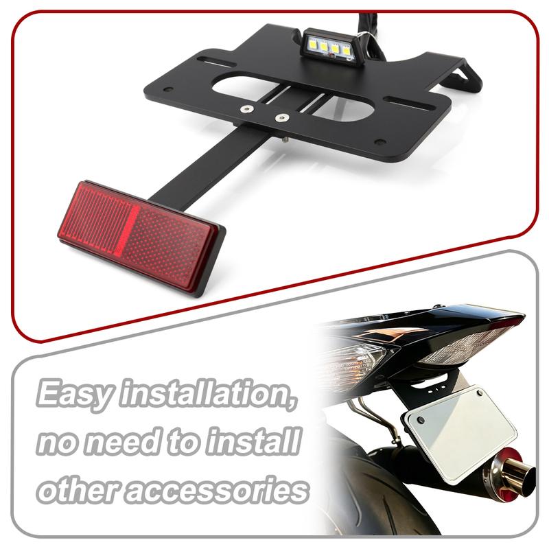 Fit For Suzuki GSX-R 1000 GSXR1000 2005 2006 2007 2008 K5 K7 Rear Tail Tidy Fender Eliminator Kit License Plate Holder Bracket