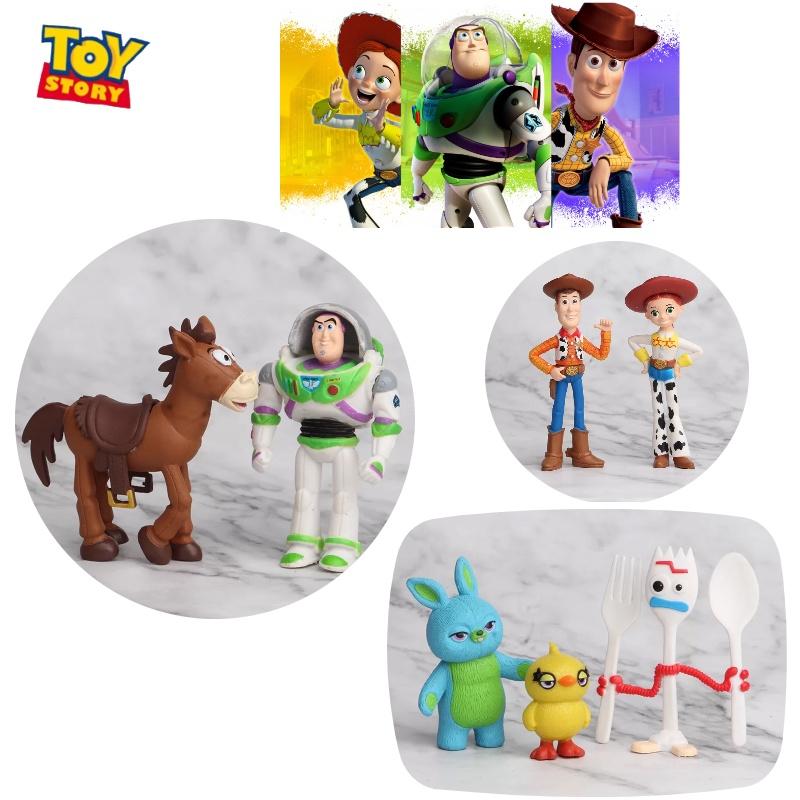 Cartoon Toy Figure From Toy Story Woody And Jessie Cake Decoration