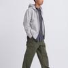 UNIQLO Solid Color Zipper Hooded Drawstring Cardigan Sweatshirt Unisex sweatshirt Light-Gray 460324-05