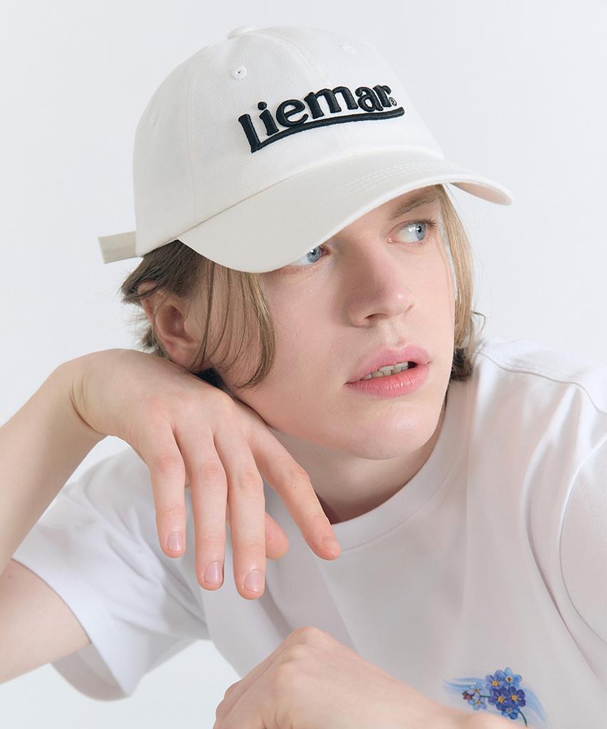 LIEMAR Embroidered Ball Cap Ivory