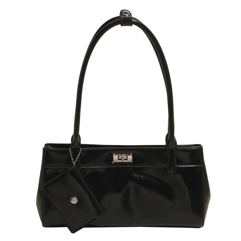 

Женская новая универсальная сумка-тоут на плечо чёрный