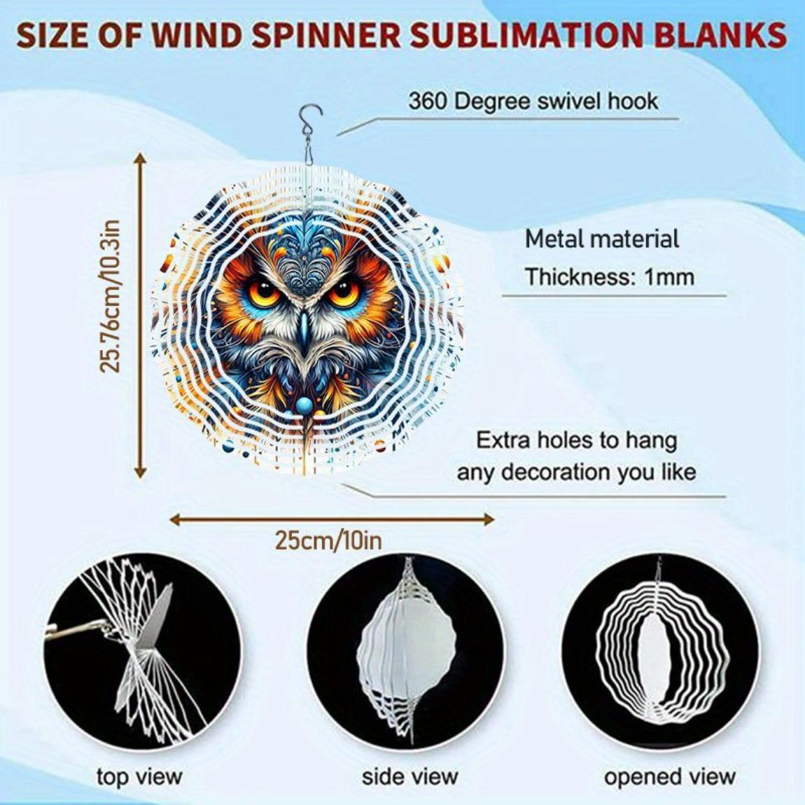 

Расписанная вручную 3D сова, колокольчик ветра, металлический уличный подвесной декор для сада, патио, балкона, устойчивый к погодным условиям, яркие цвета, сложный дизайн перьев