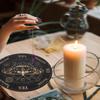 Wooden Pendulum Board Moon Star Pattern Divination Plate Lightweight Energy Tool for Spiritual Ritual Witchcraft Beginner Gift