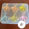 Flexible Silicone Devil Fish Shape Mold For Resin Art Soap Candle Detailing Easy Release Designs Home Decoration Mould