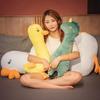 Lovely Duck Goose Dinosaur Plush Toys Cute Animal Long Pillow Stuffed Soft Sleeping Cushion for Children Kids Gift
