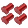 4PCS Woodworking Desktop Limit Blocks Multifunctional Workbench Peg Brake Stops 20mm Diameter Red