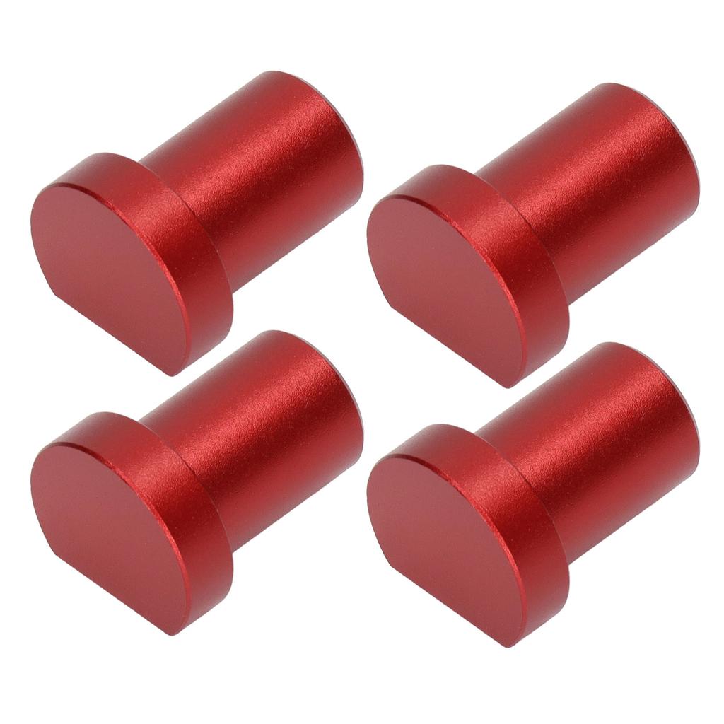 4PCS Woodworking Desktop Limit Blocks Multifunctional Workbench Peg Brake Stops 20mm Diameter Red