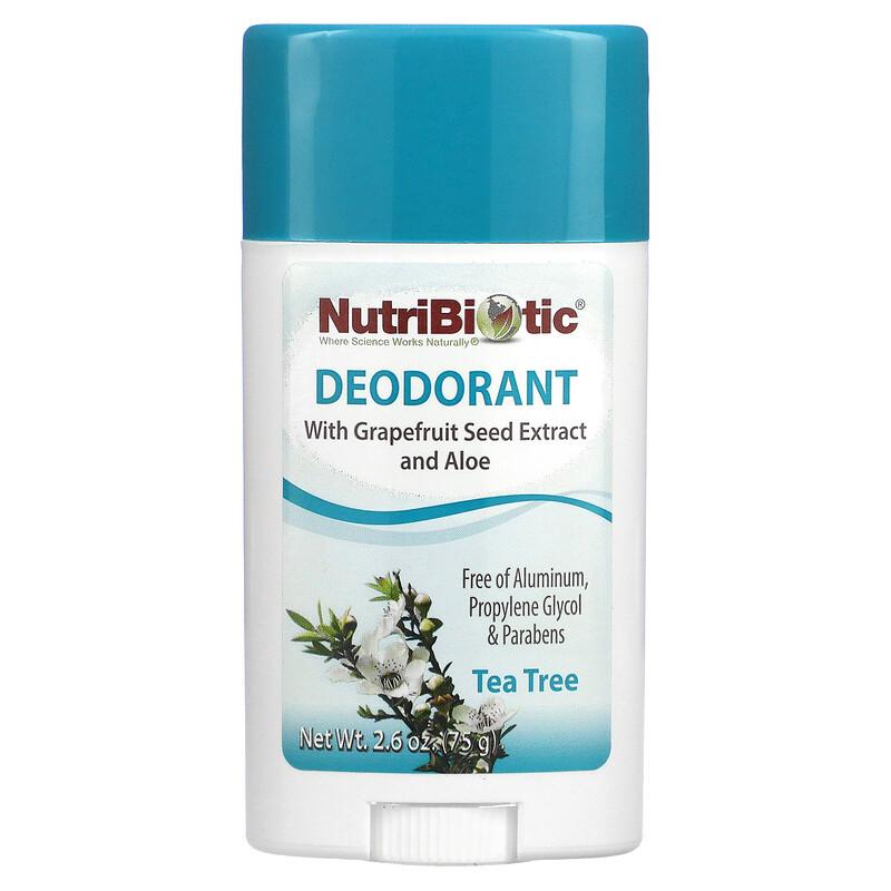 Deodorant, Tea Tree, 2.6 Oz (75 G)