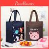 Kids Portable Canvas Lunch Box With Material For School And Outdoor Use