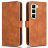 For Infinix Hot 50 5G Leather Case Skin-Feel Anti-Drop Wallet Flip Phone Cover