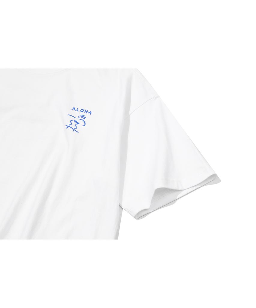 CPGN STUDIO Ola Crayon Short Sleeve T-Shirt White