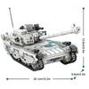 Zestaw Klocków Militarnych 8 w 1 Czołg Samolot Okręt Wojenny Pojazd Opancerzony Zestaw Modelarski Zabawki DIY dla Dzieci Prezent Świąteczny