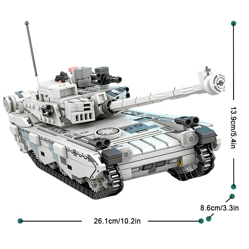 Zestaw Klocków Militarnych 8 w 1 Czołg Samolot Okręt Wojenny Pojazd Opancerzony Zestaw Modelarski Zabawki DIY dla Dzieci Prezent Świąteczny