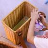 Woven Baskets Backpack Handwoven Handmade Storage Orchard Picking Basket Picnic for Camping