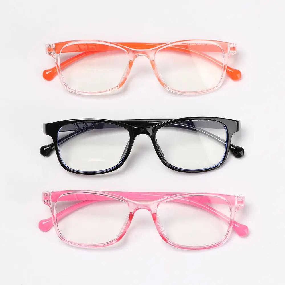 Square Anti-blue Light Kids Glasses Optical Frame Children Boy Girls Computer Transparent Blocking Anti Reflective Eyeglasses