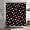 Bathroom Shower Curtain Floral Birds Pattern Waterproof Fabric Decor Vintage Farmhouse Rustic Home Textile Washable