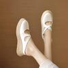 New High-end Niche Thick-soled Mary Jane Shoes Inner Height-increasing Bag Head Slippers Women's Summer Wear High Heels