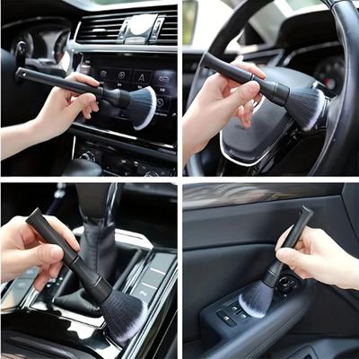 1 stück Auto-Innenraum-Detailbürste mit weichen Borsten, Reinigungsbürste, Staubbürste, Auto-Innenraum-Reinigungswerkzeug, Auto-Detailbürste, Auto