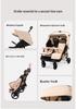 SEEBABY Foldable Sit-Lie Twin Side-by-Side Baby Pushcart