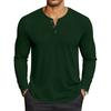 Men's Casual Solid-Color Oversized  Long-Sleeve Top