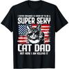 Father's Day Never Dreamed I'd Grow Up To Be Cotton Men Cat Dad T Shirt