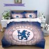 Chelsea FC Pattern Bedding Quilt Set  Home Decoration  Gift (1 * duvet cover + 2 * pillowcase  without core)