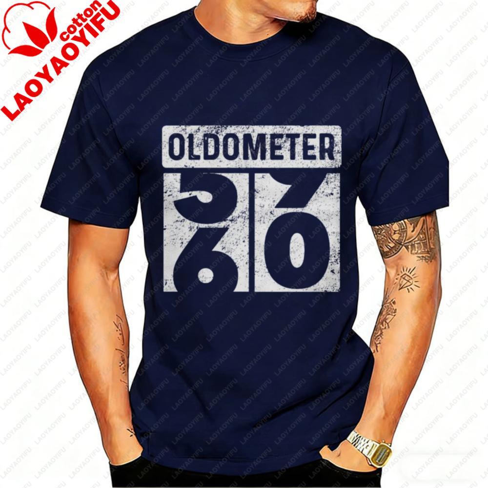 Oldometer Odometer Funny Th Turning Birthday Party Gift TShirt Graphic T Shirts Oversized T Shirt Harajuku Unisex Clothing