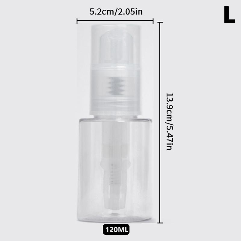 18/60/80/120Ml Powder Atomizer Bottle Barber Talcum Emulsion Spray Travel Container Lotion Dispenser Bottle Salon Accessories