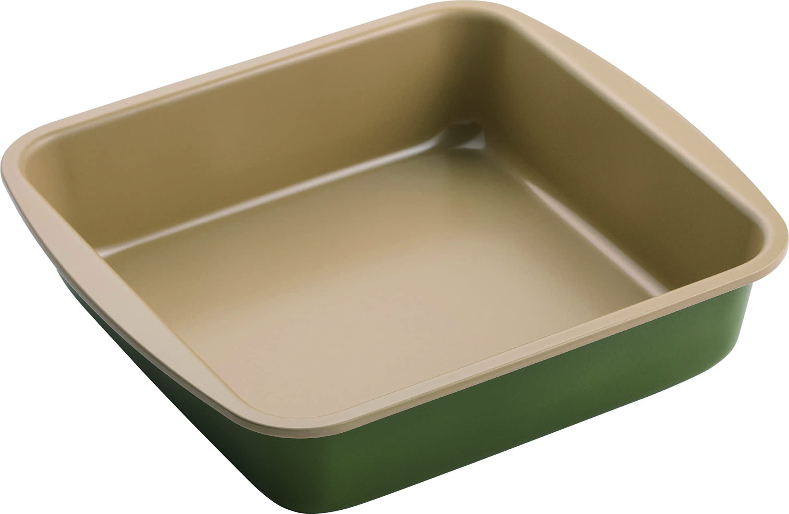 

Kai Corporation B-nat BAKE NATURAL Square Cake Pan, 18cm, with Eco-Friendly Carnauba Wax Coating, DL7108, Made in Japan
