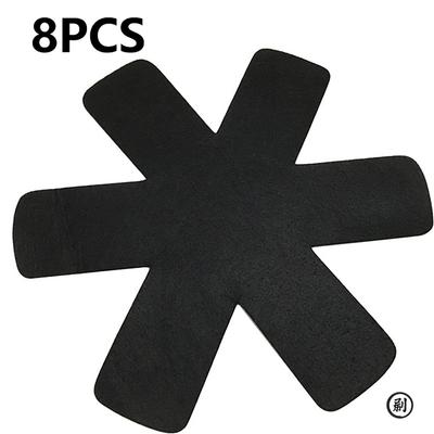 8pcs Pot Pan Protectors Divider Pads Non-stick Hot Pot Dividing Protector Pad To Prevent Scratching Separate Protect Surfaces