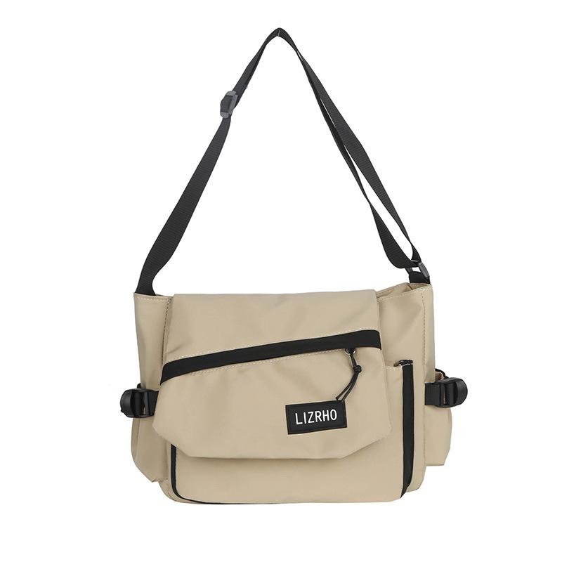 

Студенческая сумка через плечо большой вместимости женская сумка из нейлона в стиле харадзюку, универсальная простая сумка-мессенджер