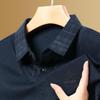 Men's Woodpecker Two-Piece Sweater Shirt, Plus Velvet, Thick Knitwear for Autumn/Winter.