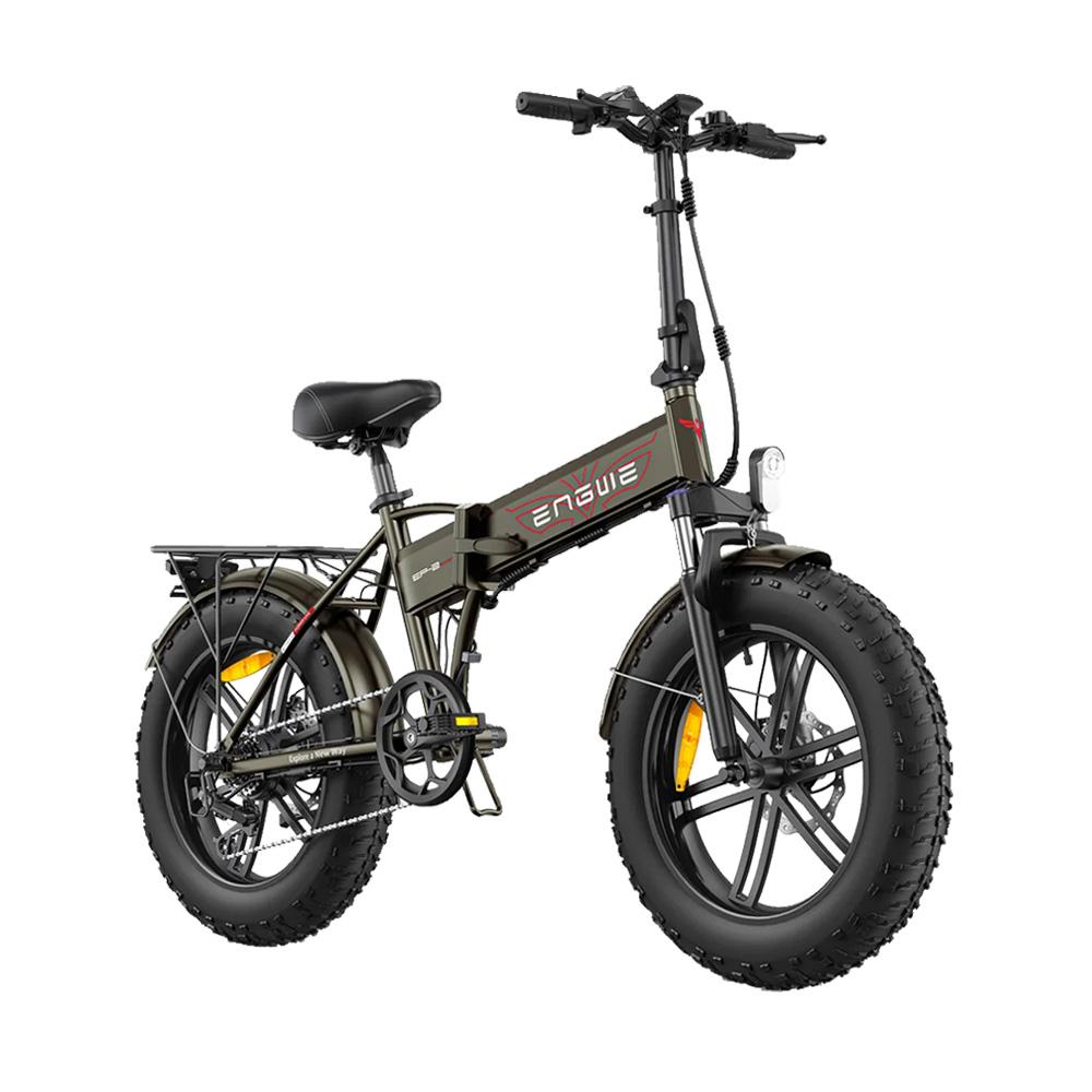 Engwe EP-2 BOOST 250W City Electric Bike Folding E-Bike, 20×4.0 Fat Tires for City Commute & Outdoor Trails, Long-Range Design for Daily Riders