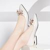 Women Shoes Fashion Pumps Patent Leather Bowknot High Heel Shoes OL Fashion Dress Shoes