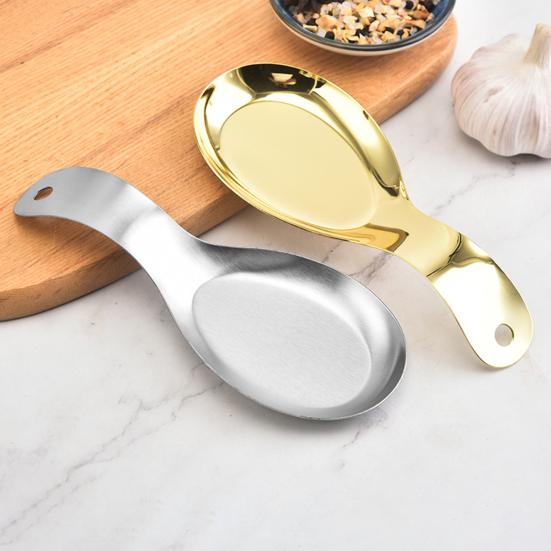 Stainless Steel Spoon Rest for Stove Top Countertop Spoon Holder Kitchen Utensil Organizer