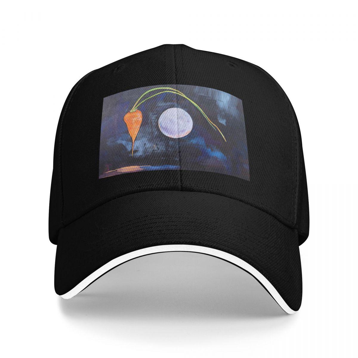 Carrot Over The Moon Baseball Cap Hiking Hat Anime Western Hat Rugby Women S Hats For The Sun Men S