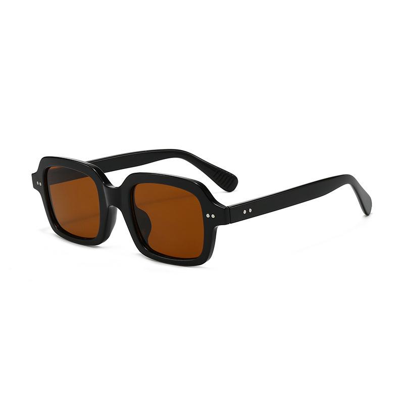 2025 Stylish Studded Sunglasses: European & American Fashion, Versatile Square Frame for Women
