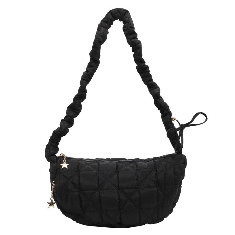 Fashion and lightweight pleated cloud bag women's autumn and winter new underarm shoulder bag trendy messenger dumpling bag
