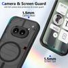 KEYSION Magnetic Phone Case for Nothing Phone 2A Plus Silicone+PC Matte Translucent Shockproof Back Cover for Nothing Phone 2A