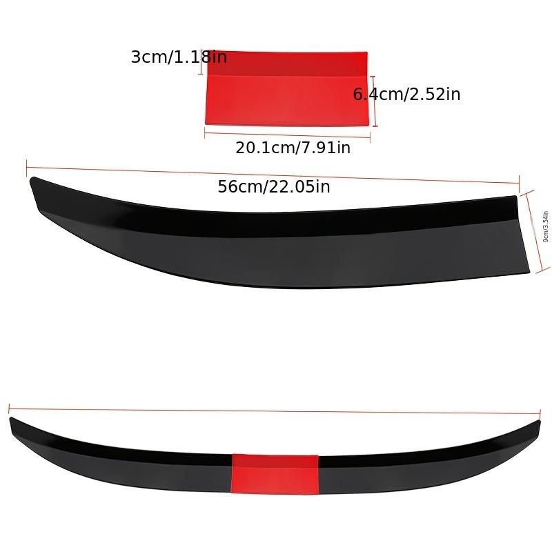 Universeller Auto-Modifikations-Heckflügel, Bohren nicht erforderlich, Dreistufig verstellbar, Klebend, Geeignet für Limousine und Coupé, Fester Luftflügel