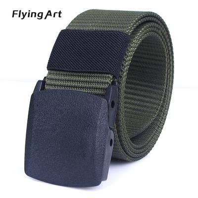 Ceinture en toile pour hommes POMSmooth boucle ceinture tactique étudiant formation militaire sécurité