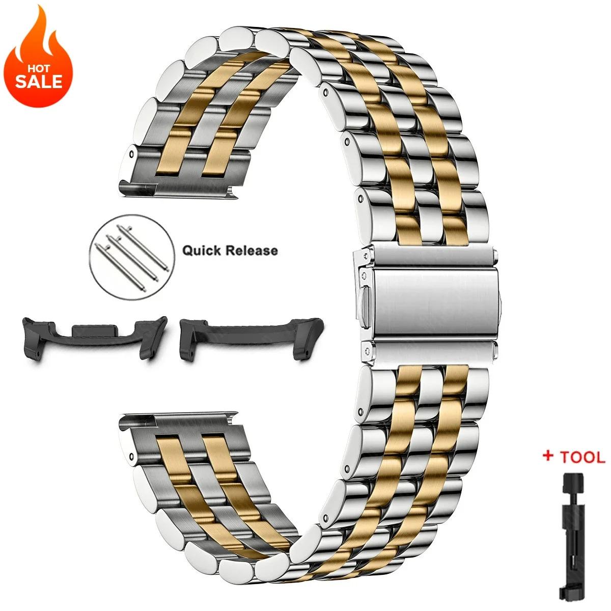 

Ремінець з нержавіючої сталі для Samsung Galaxy Watch 8 40мм 44мм 8 Classic 46мм Galaxy Ultra 47мм 2025 Браслет Металевий Браслет Наручний Galaxy Ultra (2025)