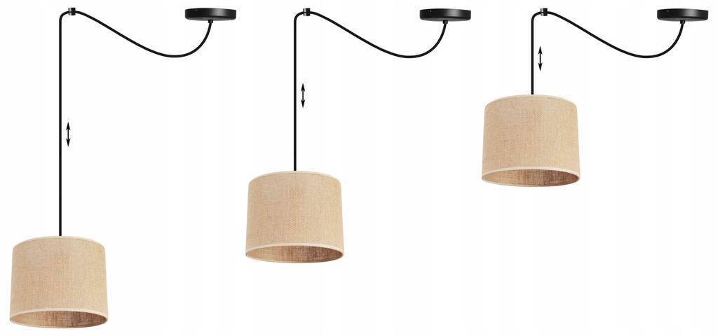Hanging Lamp, Ceiling Chandelier, Lampshade 20 Cm, Spider