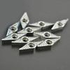 10pcs For Aluminum VCGT110308-AK H01 Silver Inserts Lathe Metalwork Tool Cutting
