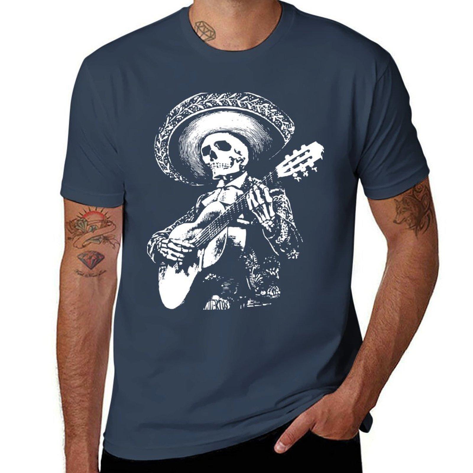 MARIACHI SKULL TShirt Urban Style Print TShirt S