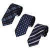 (Atelier 365) Atelier365 Men's Tie Set of 3 - Stylish, Popular, Business, Washable, Checkered, Striped, Dotted, Perfect for Weddings, Job Hunting,